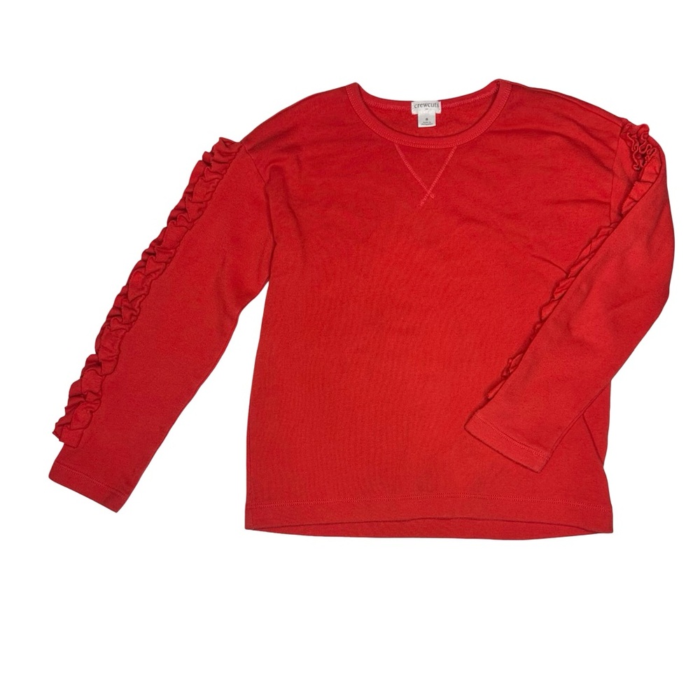 Crewcuts Ruffle Sleeve Sweatshirt